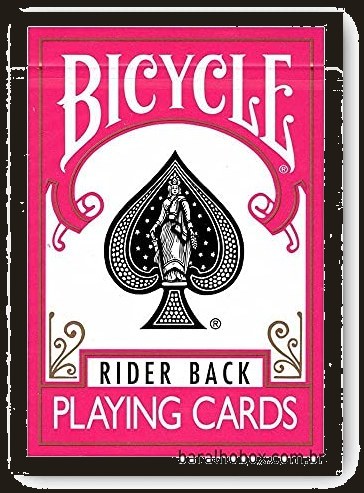 Bicycle Rider Back Playing Cards - Fuchsia