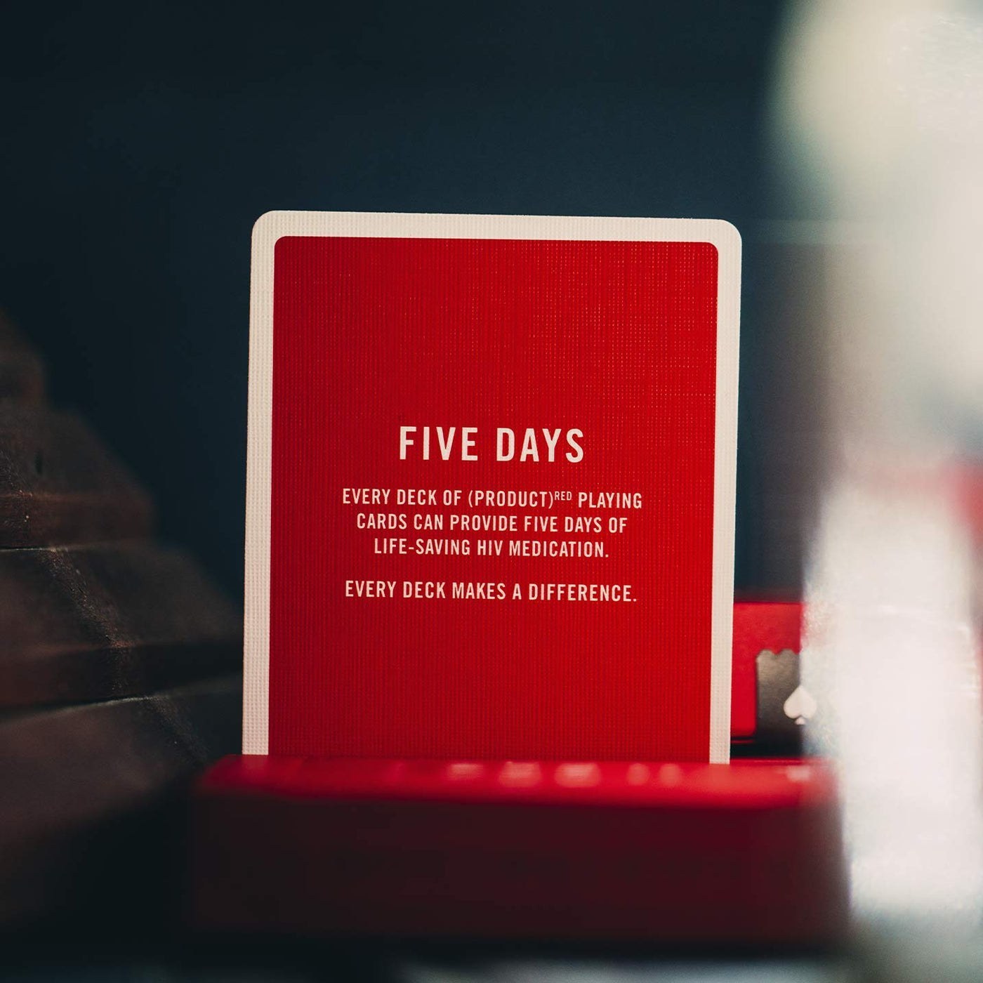 Product(RED) Playing Cards