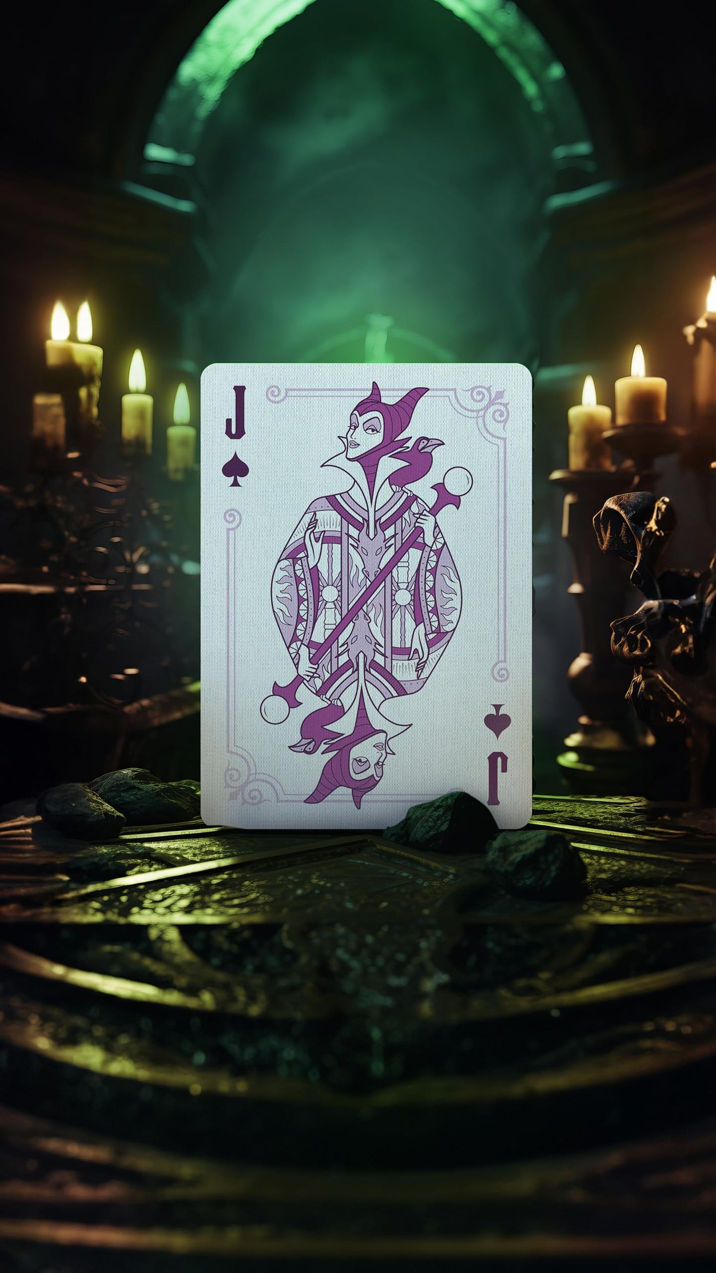 Mickey Mouse Playing Cards - Black & Gold