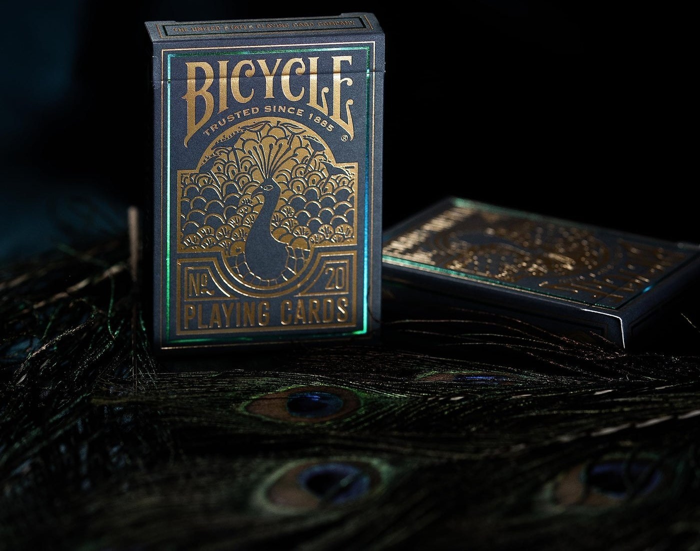 Peacock Playing Cards - Purple