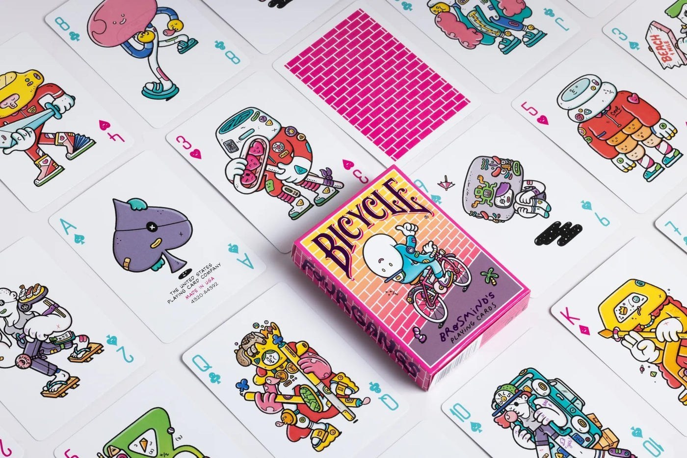 Brosmind Four Gangs Playing Cards