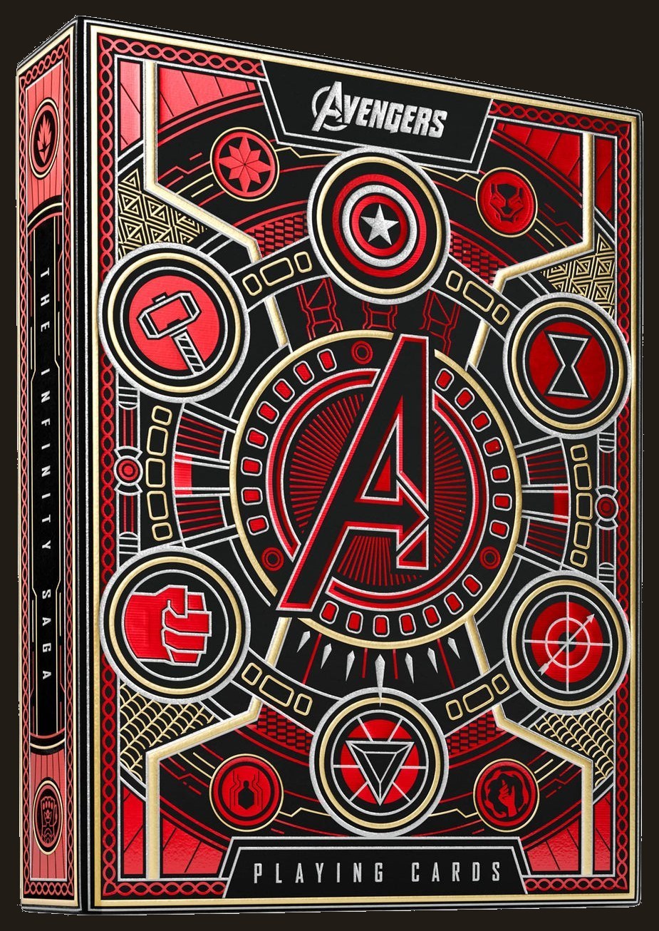 theory11 Avengers Green Edition Premium Playing Cards - Marvel Studios' The Infinity Saga Deck