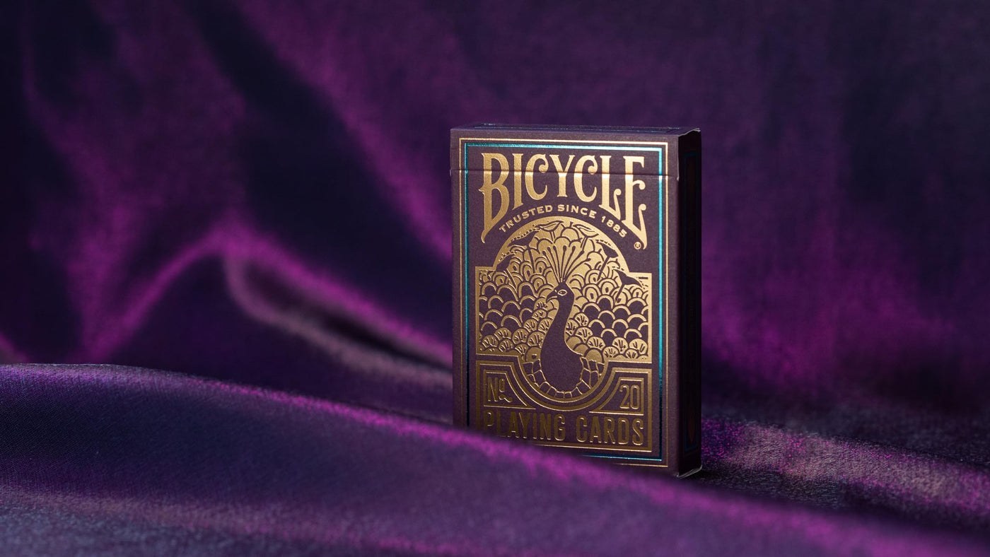 Peacock Playing Cards - Purple