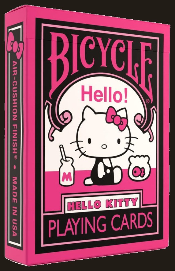 Hello Kitty Playing Cards - Black & Pink