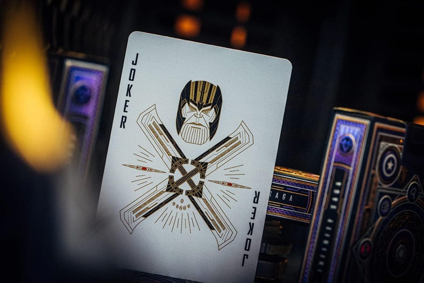 theory11 Avengers Purple Edition Premium Playing Cards - Marvel Studios' The Infinity Saga Deck
