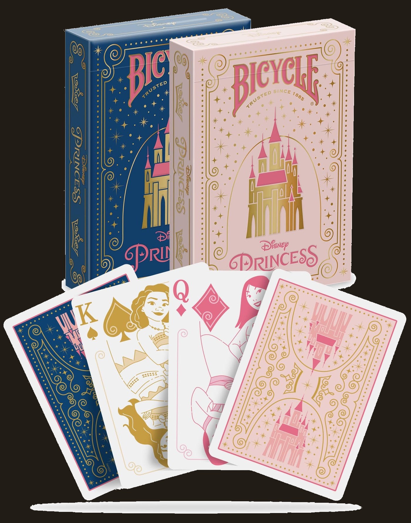 Mickey Mouse Playing Cards - Black & Gold