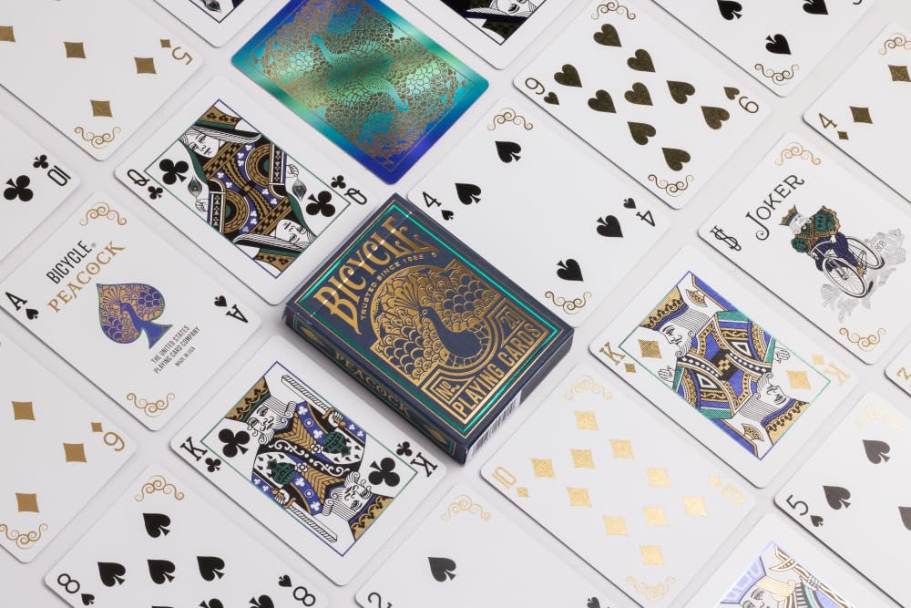 Peacock Playing Cards - Purple