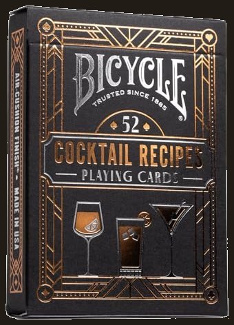 Cocktail Recipe Playing Cards