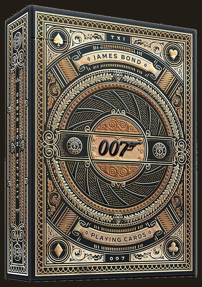 James Bond 007 Playing Cards - Gold